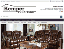 Tablet Screenshot of kemperfurnitureinc.com